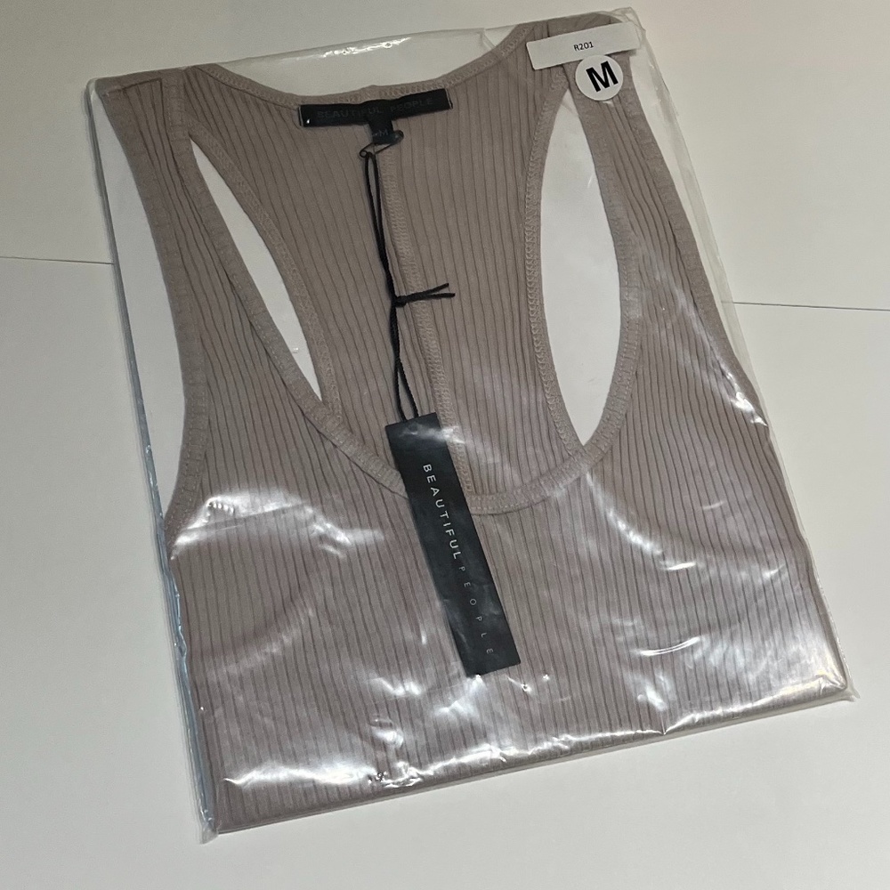 Beautiful People Ribbed Tank Top